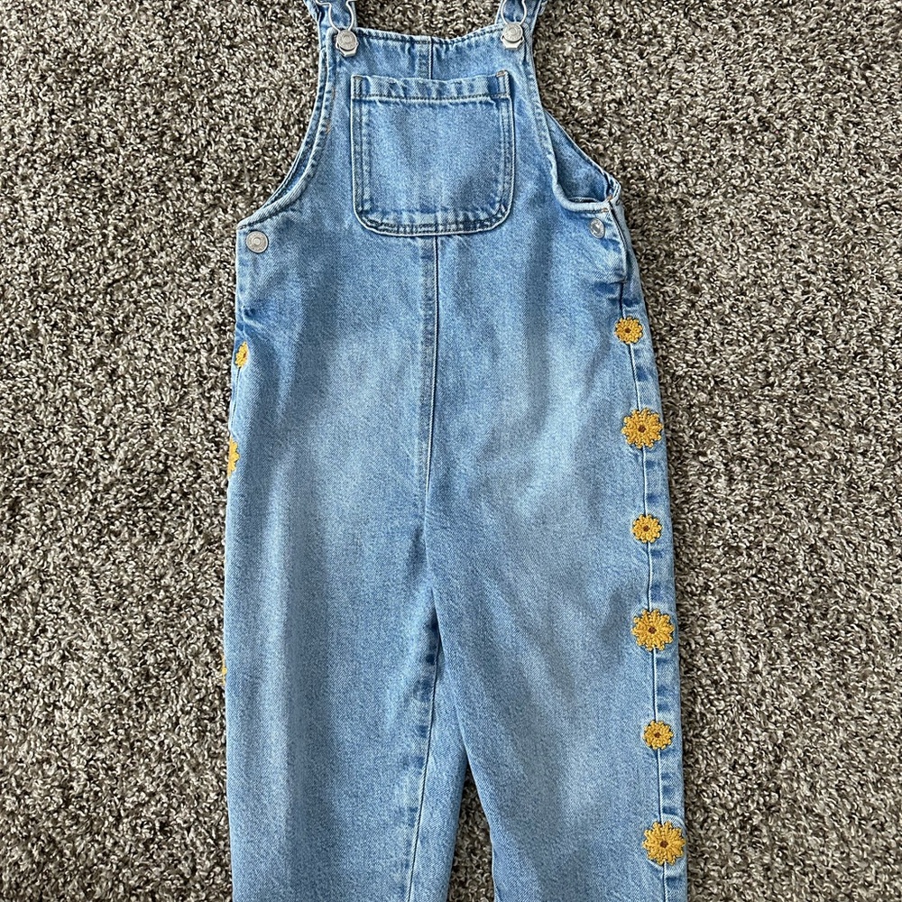 Zara Daisy denim overalls